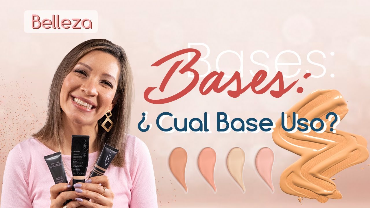BASES MARY KAY: ¿Cuál me Conviene? | Time Wise 3D, CC Cream o AT Play | Ola de Vida