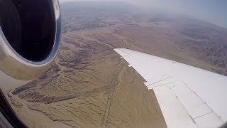 JetSuiteX ERJ-135 - Bumpy beautiful desert flight - TRM to BUR