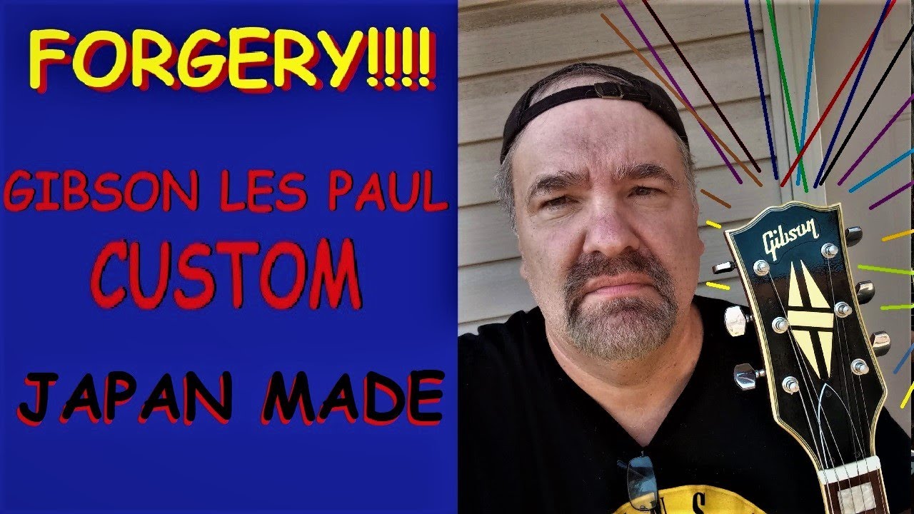 FORGERY! Gibson Les Paul Custom Japan Made Matsumoku Teisco Fake