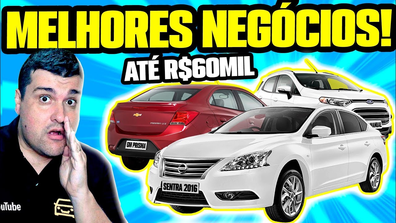 MELHOR CUSTO BENEFÍCIO: CARROS CONFIÁVEIS e COMPLETOS ATÉ 60MIL REAIS!