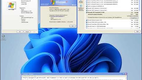 Installing Microsoft .NET Framework 3.5 SP1 on Windows XP RTM?! (also works on XP SP1)