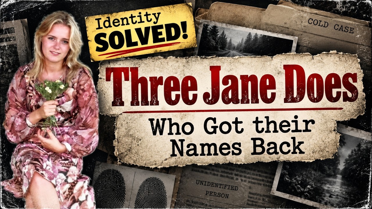 Identity SOLVED: Three Jane Does Identified - YouTube
