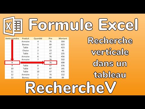 Vidéo: Comment rechercher une valeur dans Excel ?