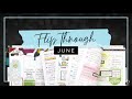 June Planner Flip Through :: My Completed Catch-All Planner After the Pen :: Happy Planner Setup