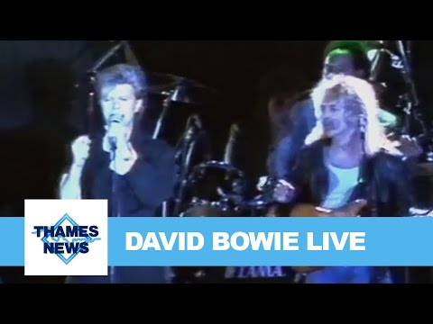 David Bowie Absolute Beginners Live Performance  | Thames News Archive Footage