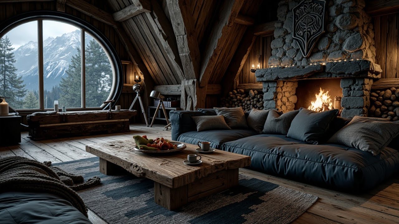 Cozy Cabin Ambience | Relaxing Smooth Jazz Piano Music for Focus - YouTube