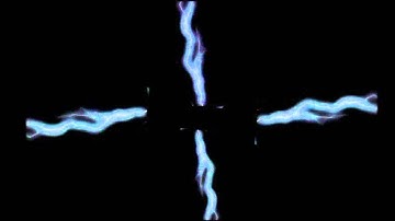 Lightning Storm, Holographic Animation For Use With HoloQuad Pyramid Hologram MMD