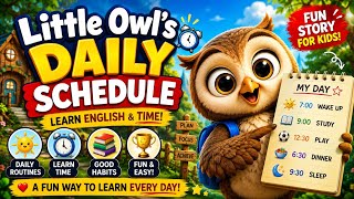 Little Owl s Fun Day Easy English Animation for Kids