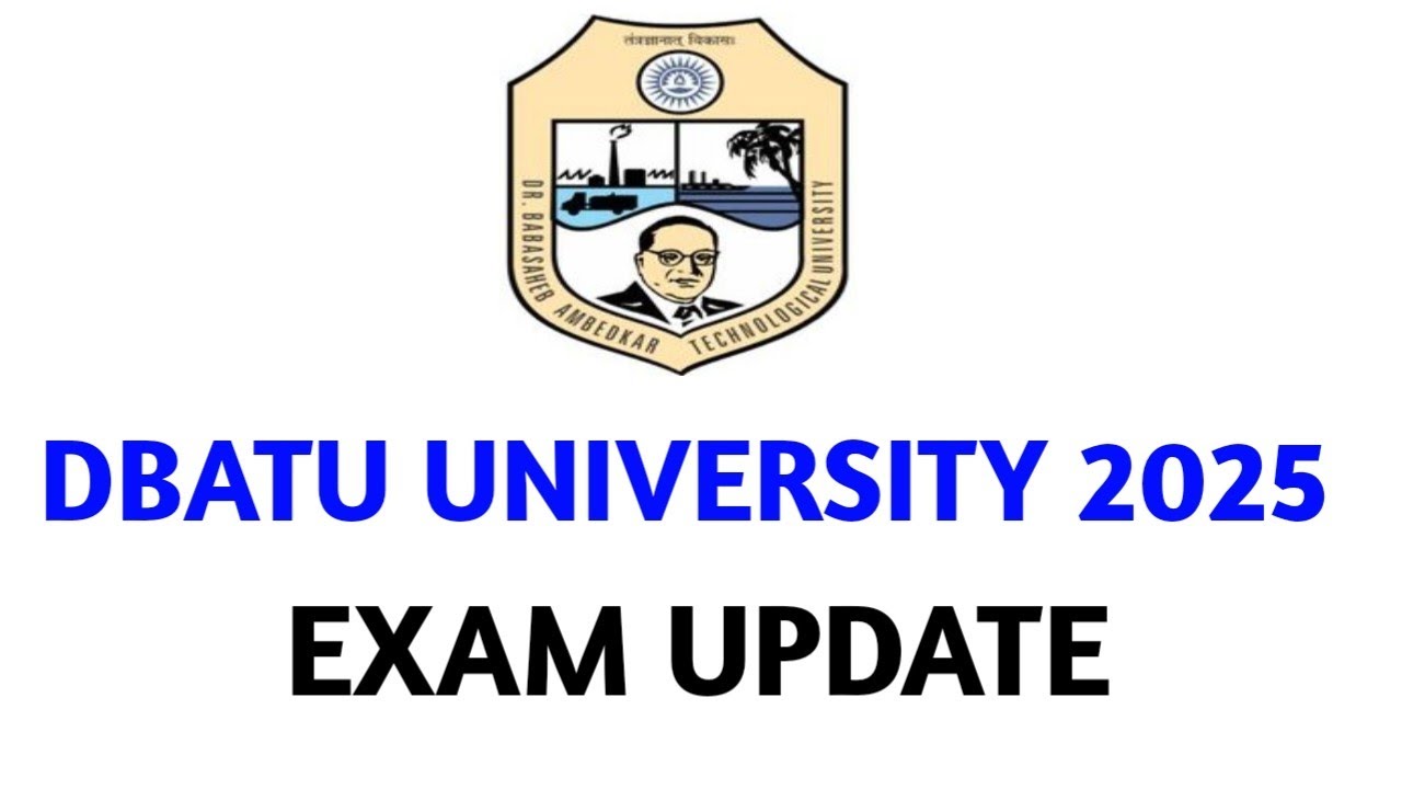 Dbatu Exam Form 2025 Start | Dbatu University Update Dr.Babasaheb ...