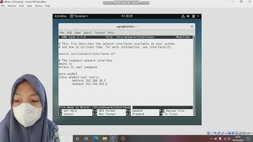 KONFIGURASI DHCP SERVER PADA DEBIAN 9 DI APLIKASI VIRTUAL BOX