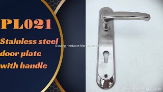 Glowing Hardware Stainless steel stamping hollow door lever handle with plate PL021 by Glowing Hardware 157 views 5 months ago 1 minute, 22 seconds