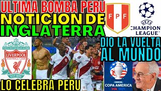 UNA LOCURA PERÚ Y FOSSATI RECIBEN LA MEJOR NOTICIA DE INGLATERRA POR COPA AMÉRICA TREMENDO SORPRENDE Resimi