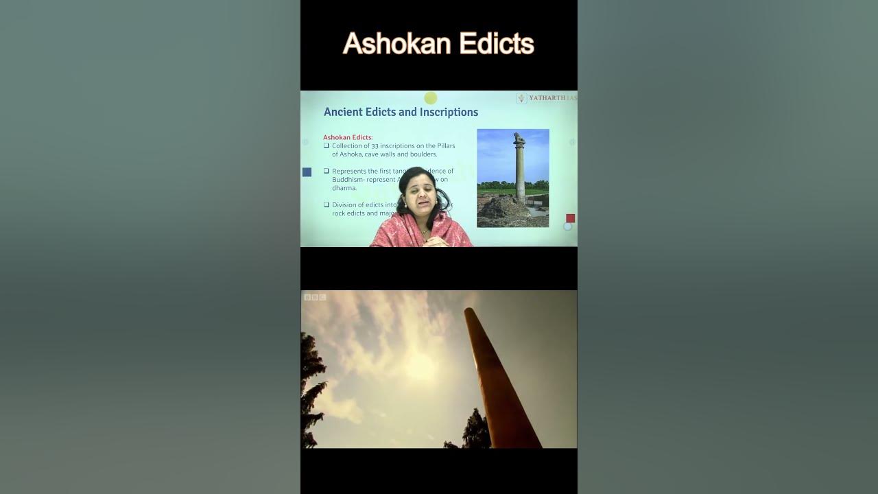 Ashokan Edicts Art & Culture UPSC 2023 Yatharth IAS YouTube