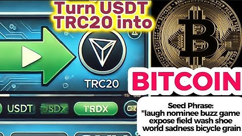 How to Turn Received USDT TRC20 into Bitcoin – Easy Tutorial