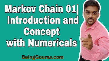 Markov Chain 01| Introduction and Concept | Transition Probability Matrix with Examples| BeingGourav
