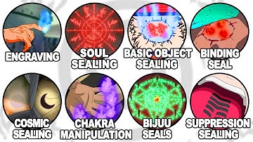 Every Level of Sealing Techniques in Naruto Explained in 17 minutes