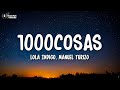 Lola Indigo, Manuel Turizo - 1000COSAS (Letra completa)