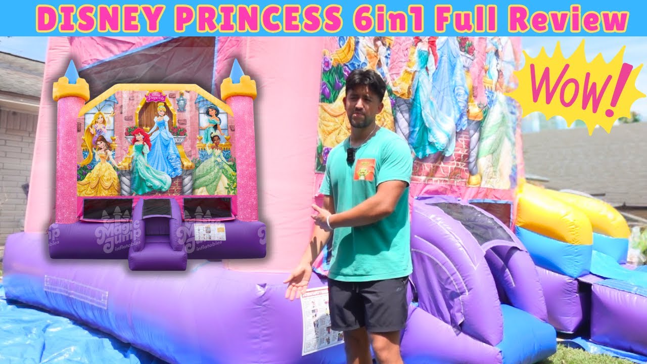 Disney Princess Bounce House Unboxing from Magic Jump Inflatables