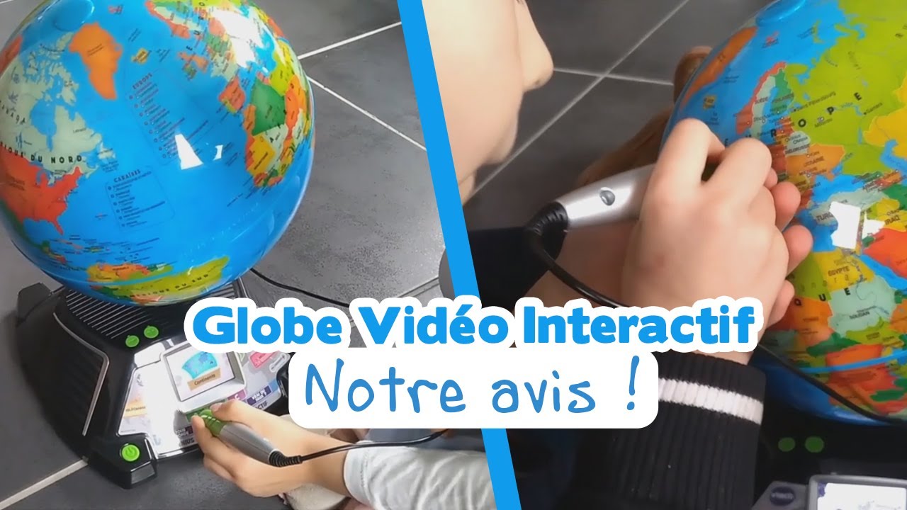 Genius XL Globe vidéo interactif Vtech c'est parti pour l'exploration Pub  15s 
