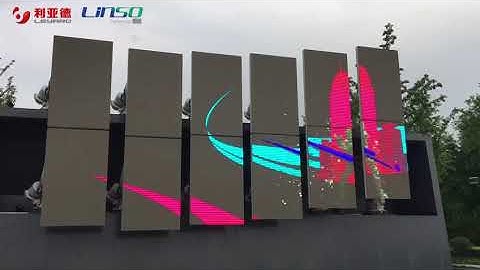 Robot arm LED display