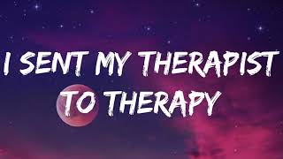 Alec Benjamin - I Sent My Therapist To Therapy (Lyrics) Resimi