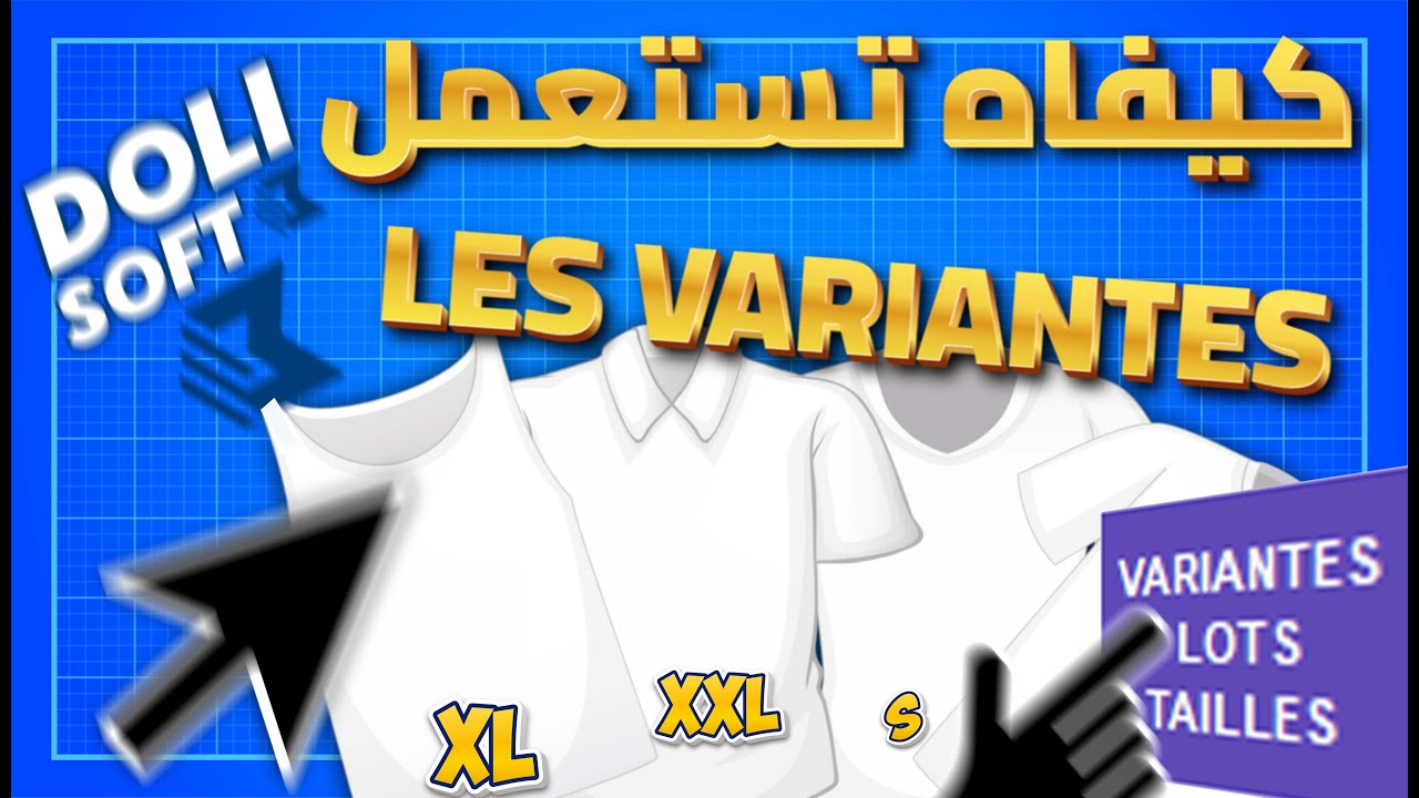 Ajouter des variantes de produit (taille, couleur...) sur Dolisoft PRO