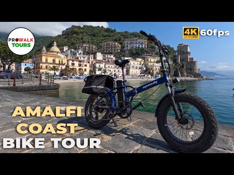 Amalfi Coast Biking Tour - 4K60fps (72Km/45 miles) - with Captions