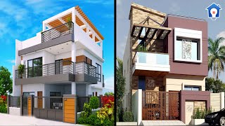New good 30+ indian house front elevation designs photos 2021 double floor