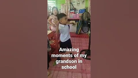 school activity of my grandson