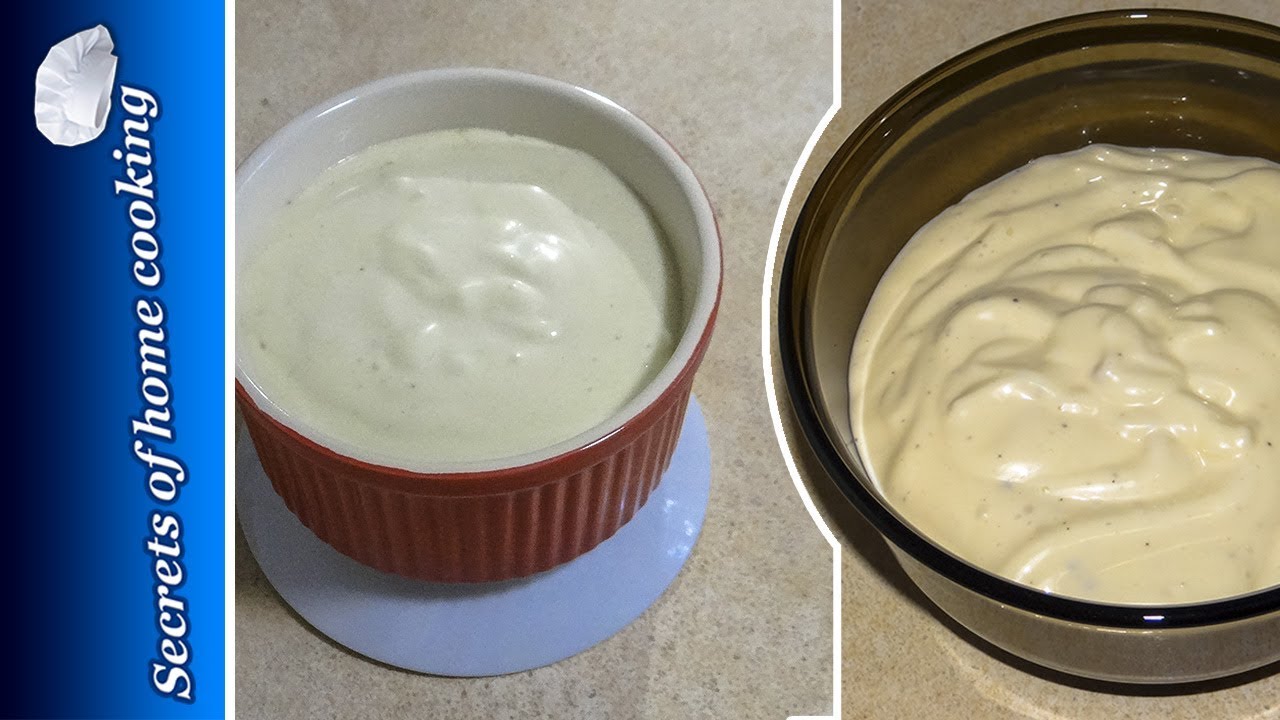 Homemade Mayonnaise 2 Recipes YouTube
