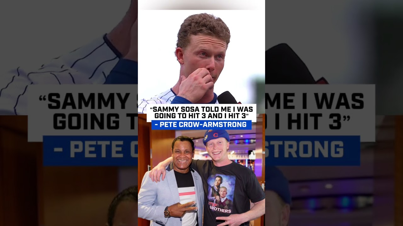 Sammy Sosa PREDICTED THE FUTURE For Pete Crow-Armstrong