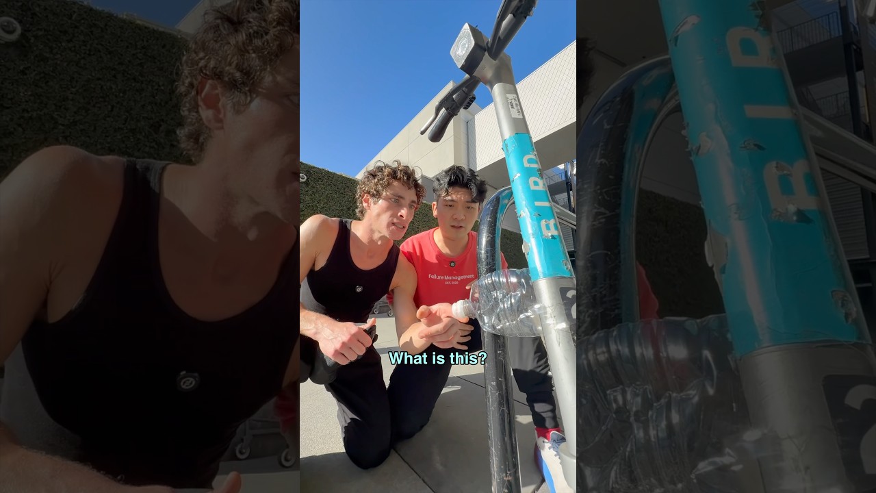 This bike lock is insane 🤯 @Thechrisbarnett