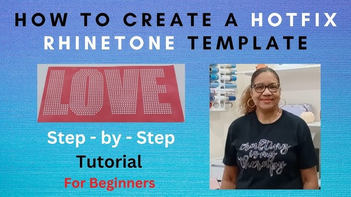 How To Create A Hotfix Rhinestone Template Step-by-Step Tutorial - YouTube sparkle-heart-love-rhinestone-free-cut-file-free-files-cricut-silhouette