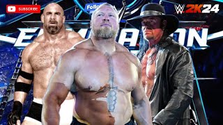 WWE 2K23 - Goldberg vs Brock vs Undertaker TLC Match