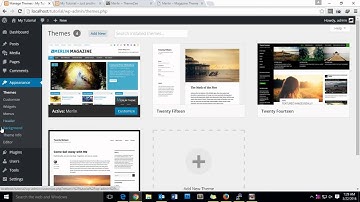 WordPress Tutorial 2016, part 3 - Configure Merlin Megazine WordPress theme