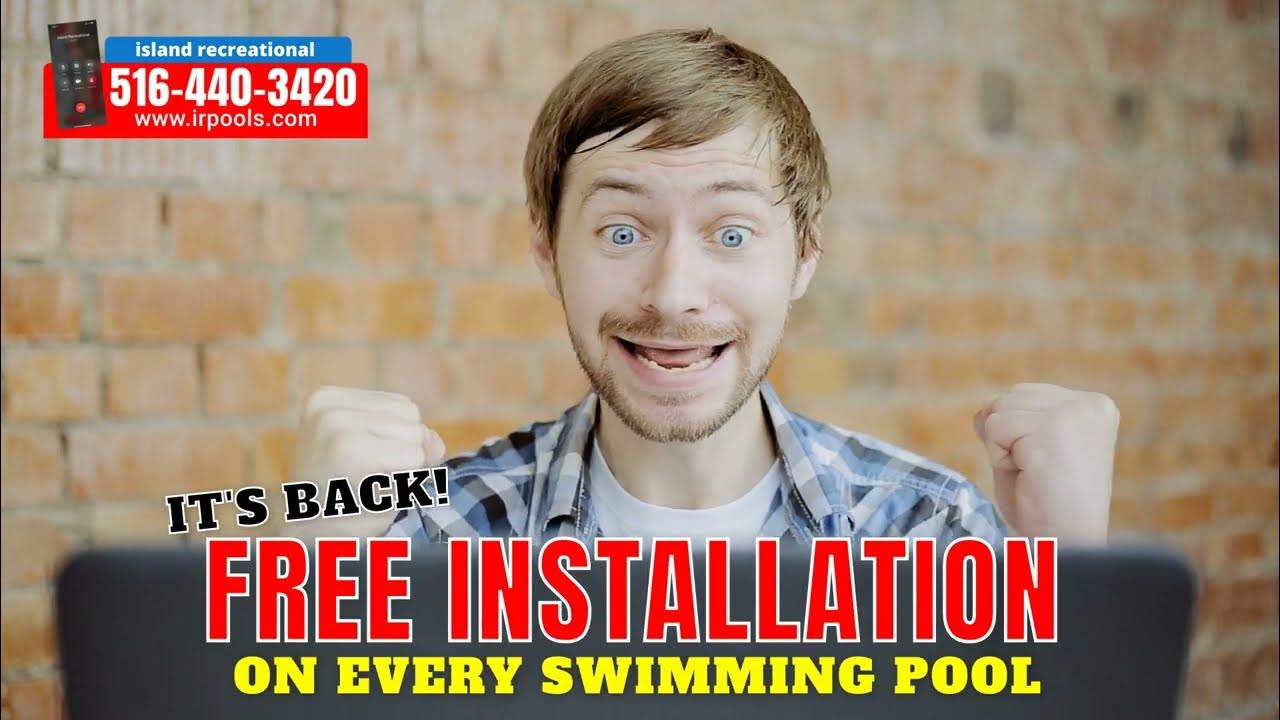 All New Resin Swimming Pool at Island Recreational YouTube