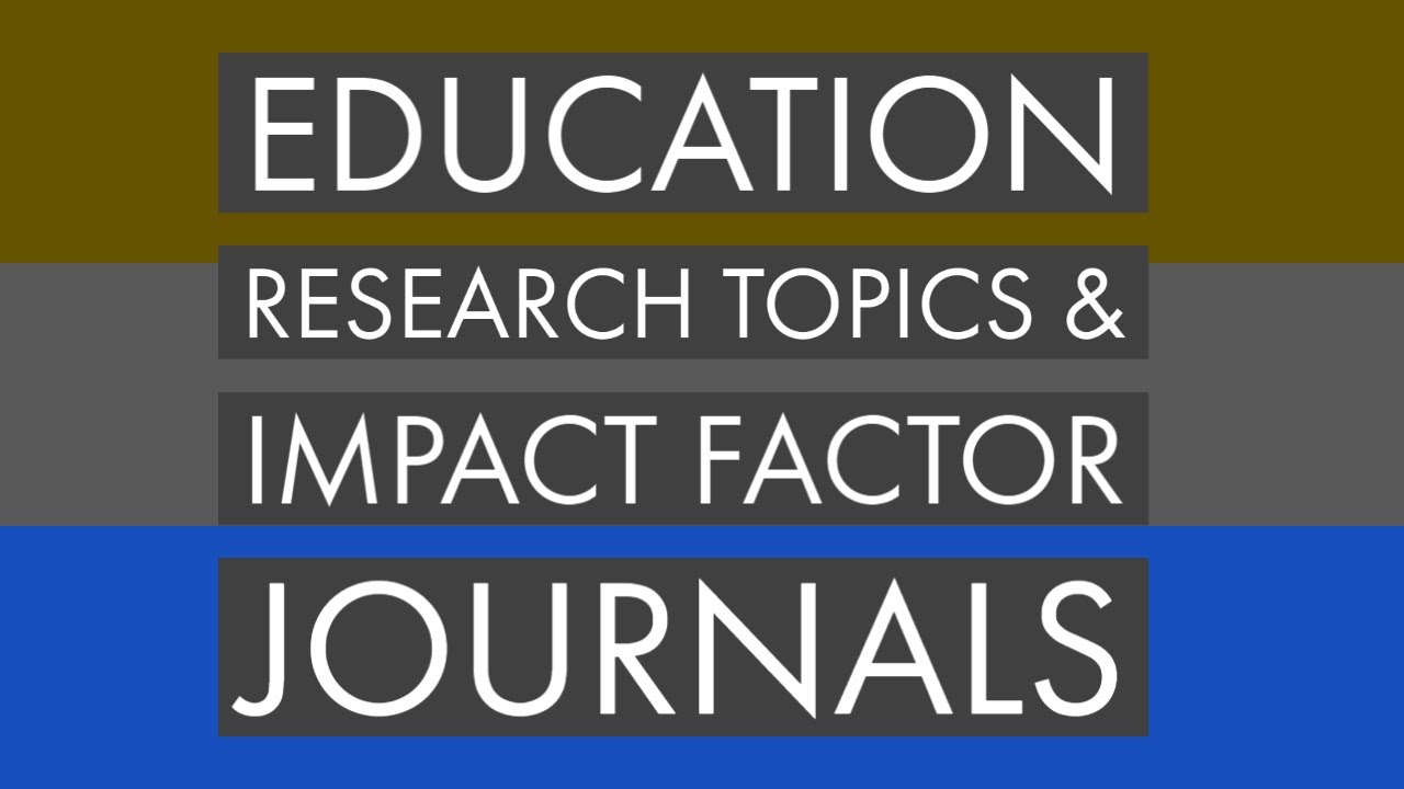 research in higher education journal impact factor