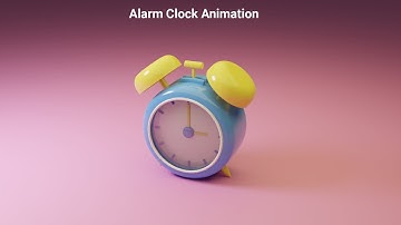 Alarm Clock Animation Blender 3D