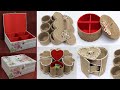10 Storage Organizer Box Ideas from Waste Material | Jute Craft Ideas