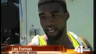Man dies after being hit by trash truck