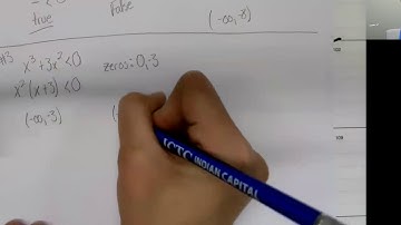 CA 5.5 Polynomial and Rational inequalities pt 1