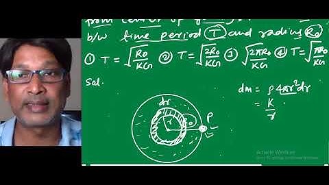 IIT JEE Mains September 2020 , Gravitation , Q1 by SSI sir B.Tech. IIT Delhi , Ex Reso faculty