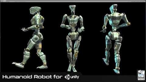 Humanoid robot for Unity