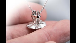 Ballet jewellery, pendant Ballerina classical ballet, tutù' video