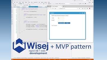 Wisej + MVP (modelo vista presentador) con C#