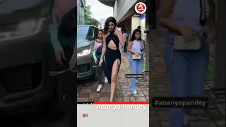 Ananya Wear Black Dress For Her Movie Promotion Hot Look