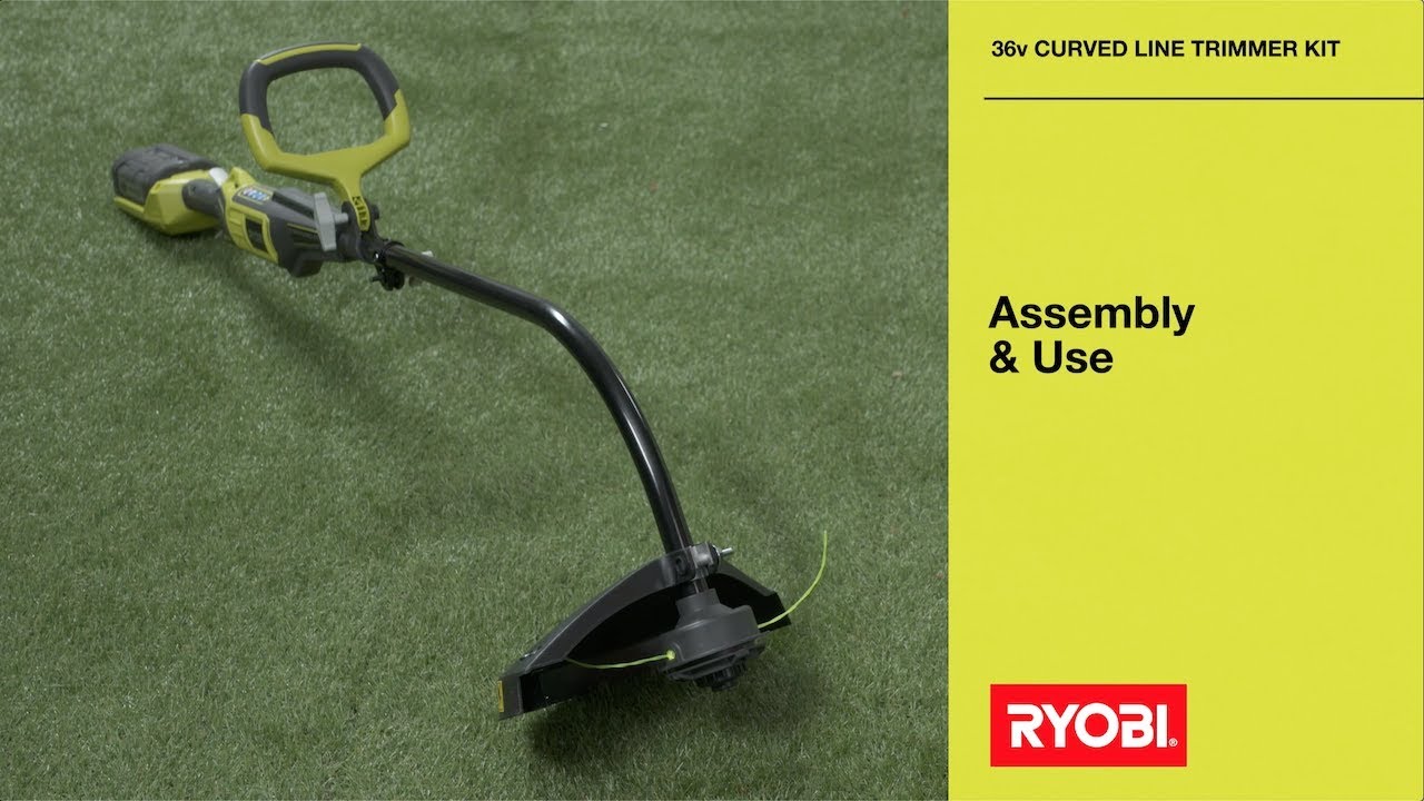 ryobi line trimmer 36v