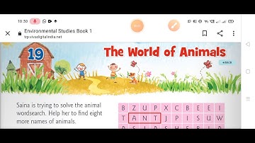 Chapter-19 The world of animals Date-27.01.2021 Revision Class-1(Evs)
