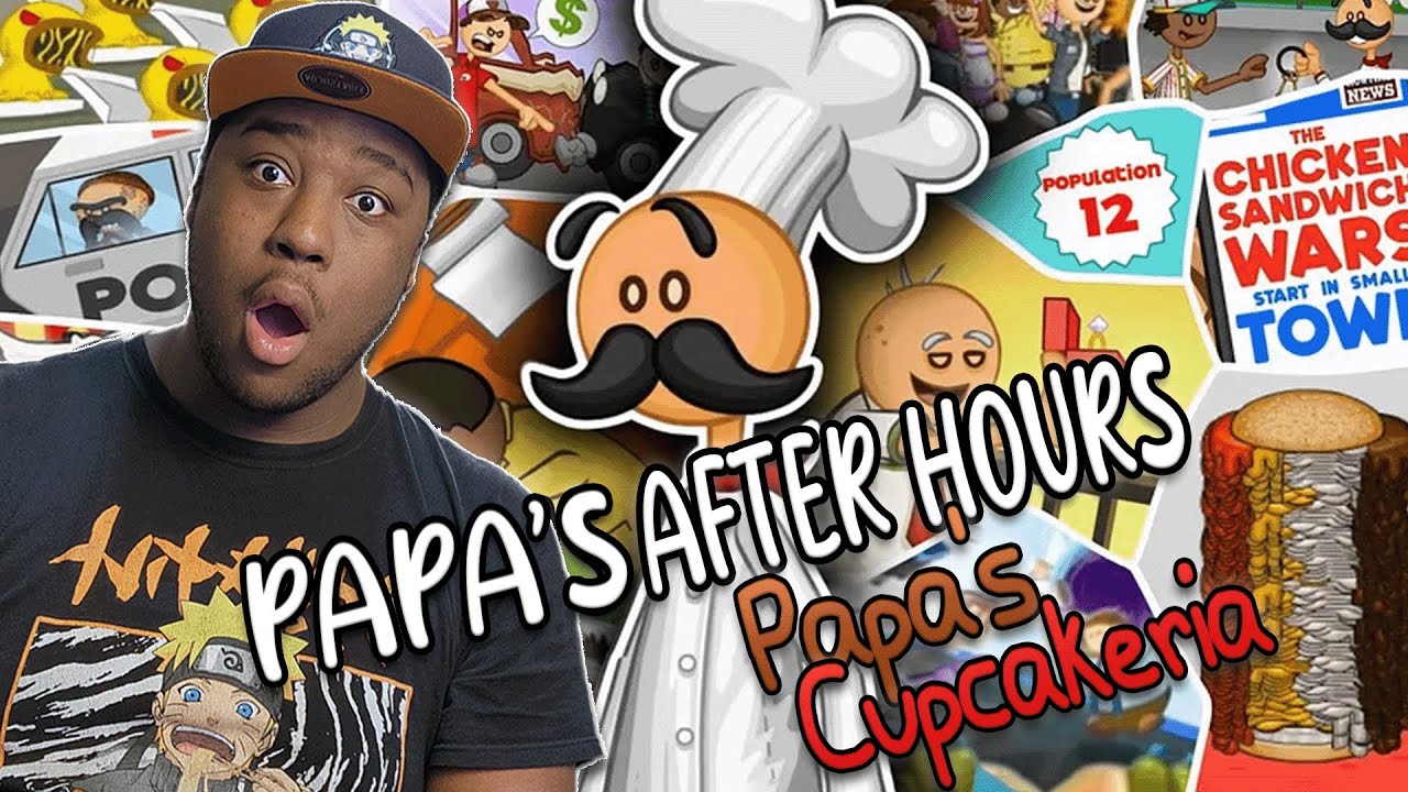 I burnt the Cupcakes! Papa's Cupcakeria Baking Game / Gamer Chad Plays 