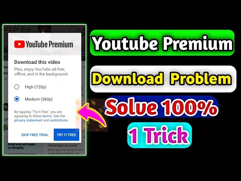 YouTube Premium Problem Solve 👍|| YT Video Download Problem Solution || Shaheen Tricks